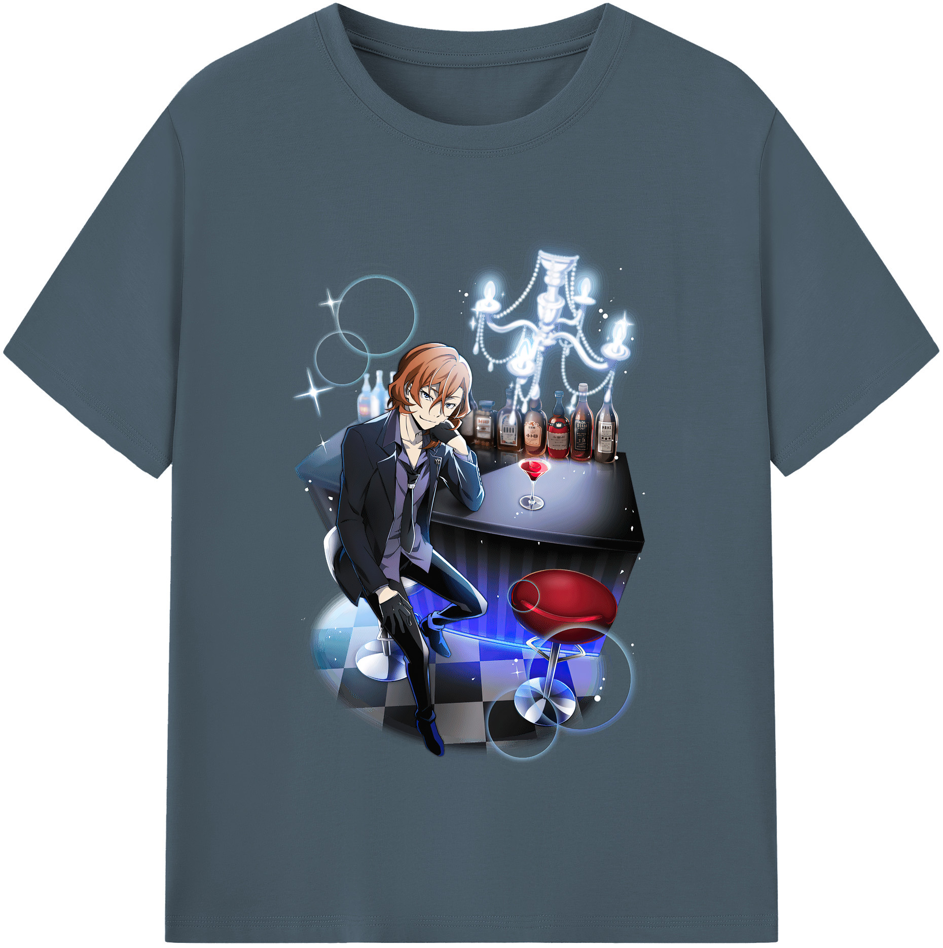 （画像用） 文豪ストレイドッグス Bungo Stray Dogs 綿100％半袖Tシャツ（フロントプリント）